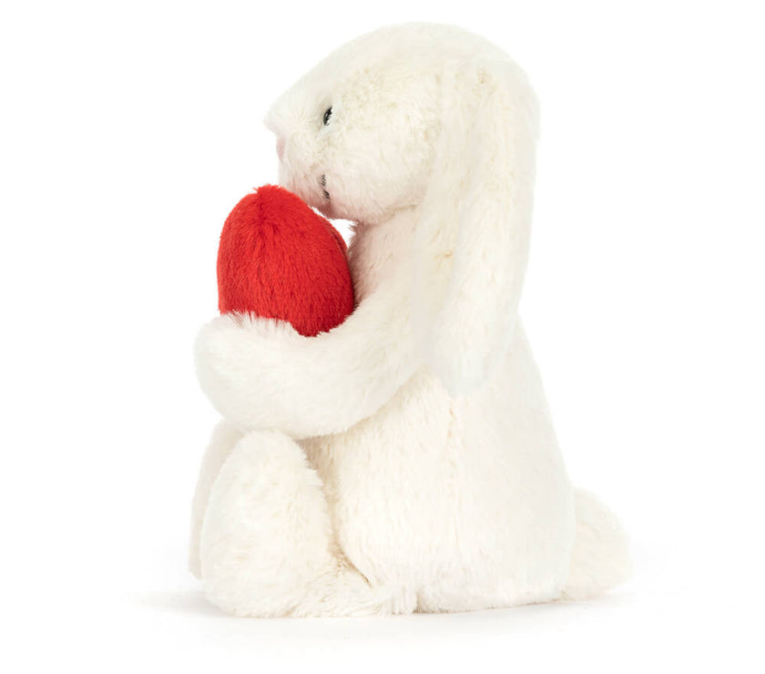 Jellycat Bashful Red Love Heart Bunny - Medium (Valentine's Day)
