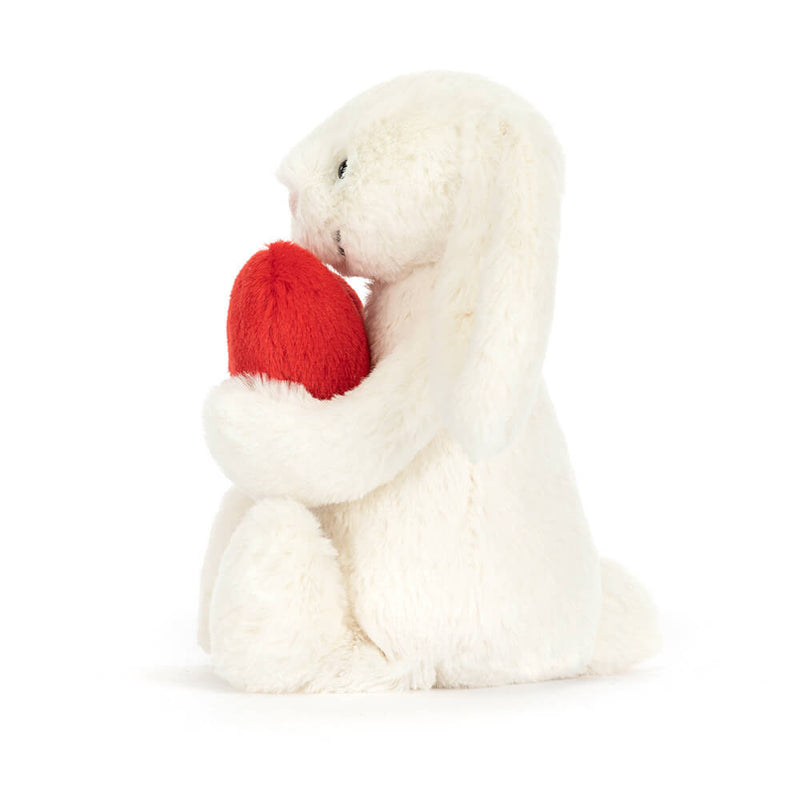 Jellycat Bashful Red Love Heart Bunny - Medium (Valentine's Day)-3