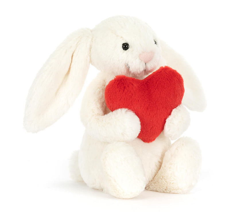 Jellycat Bashful Red Love Heart Bunny - Medium (Valentine's Day)
