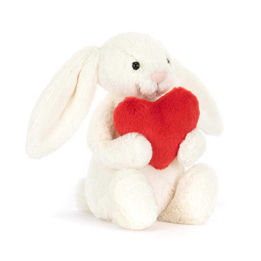 Jellycat Bashful Red Love Heart Bunny - Medium (Valentine's Day)