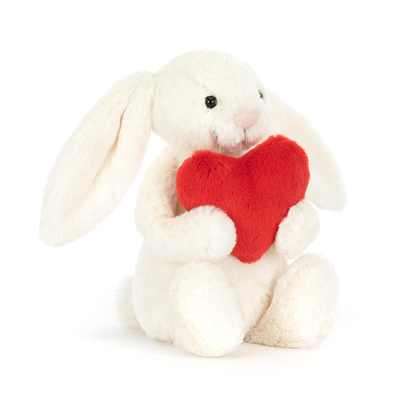 Jellycat Bashful Red Love Heart Bunny - Medium (Valentine's Day)-1