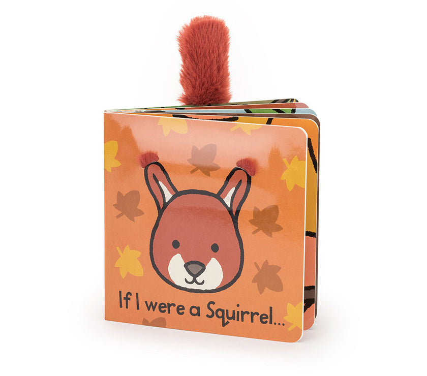 Jellycat If I Were a Squirrel Board Book (BB444SQ)