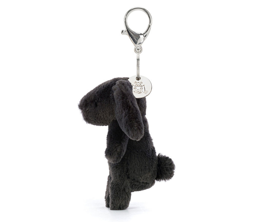Jellycat Bashful Inky Bunny Bag Charm
