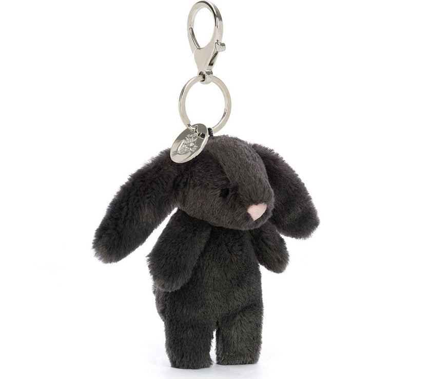 Jellycat Bashful Inky Bunny Bag Charm