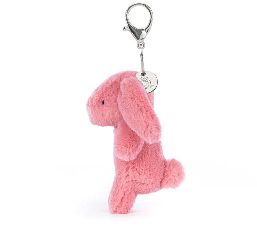 Jellycat Bashful Pink Bunny Bag Charm