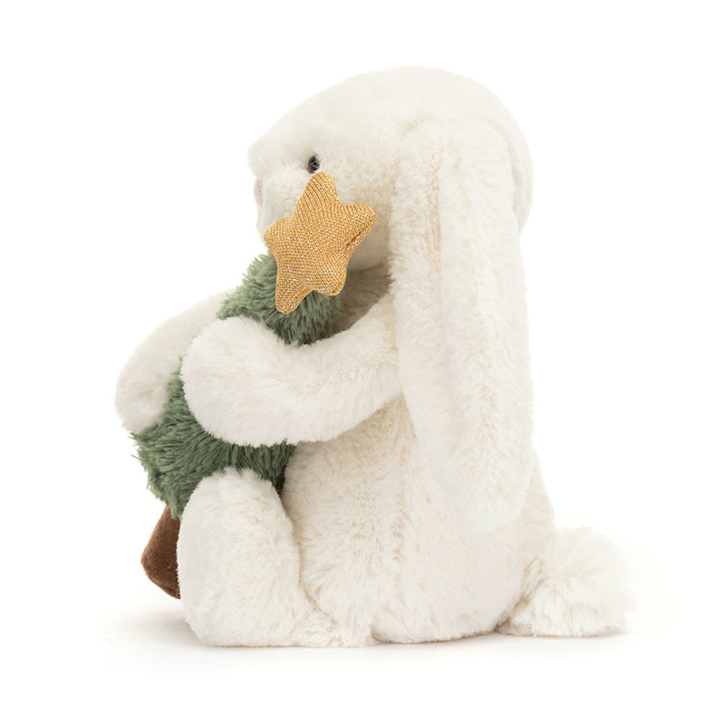 Jellycat Bashful Bunny with Christmas Tree (BB6CT) - Xmas Special While Stocks Last-3