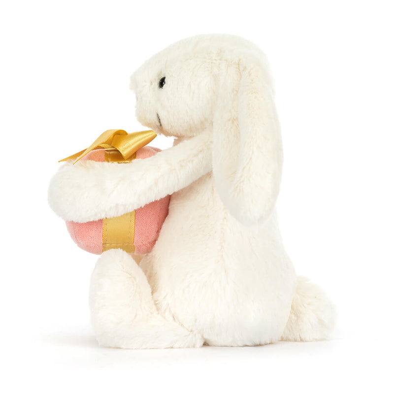 Jellycat Bashful Bunny with Present Little (BB6PR)-3