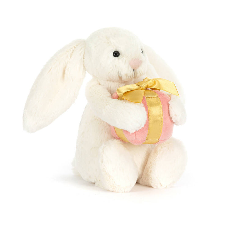 Jellycat Bashful Bunny with Present Little (BB6PR)