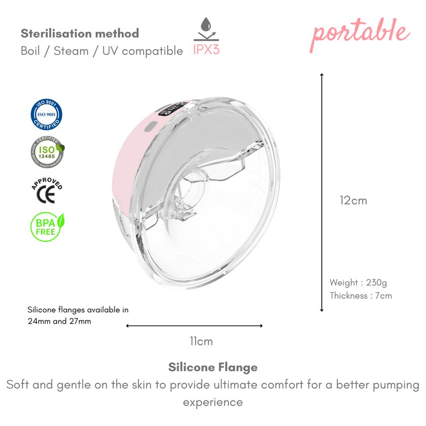 Baby Express BE Nude Pro Wearable Breast Pump
