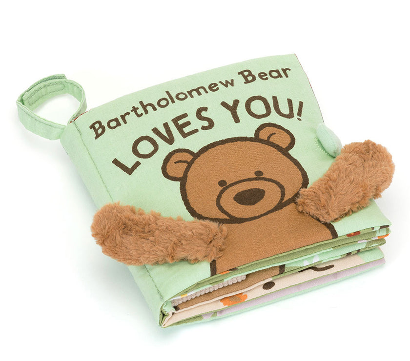 Jellycat Bartholomew Bear Loves You Book