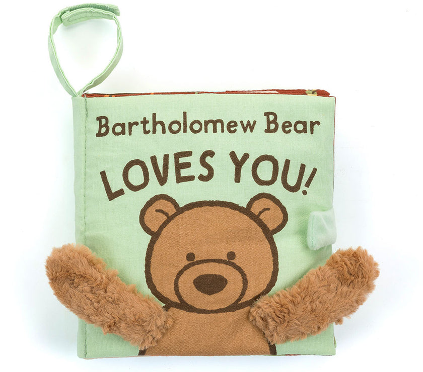 Jellycat Bartholomew Bear Loves You Book