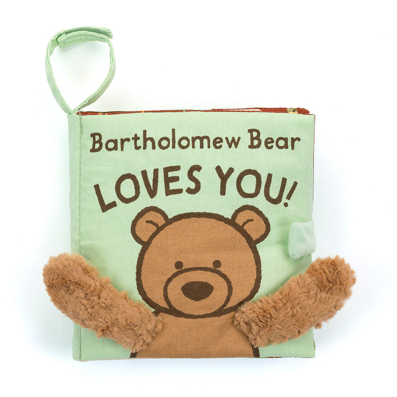 Jellycat Bartholomew Bear Loves You Book-1