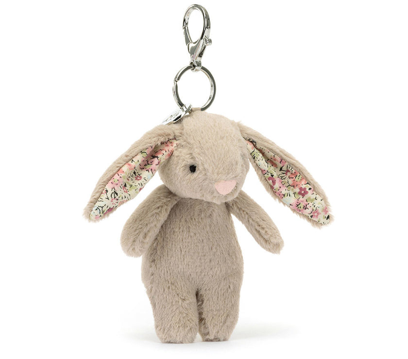 Jellycat Blossom Beige Bunny Bag Charm