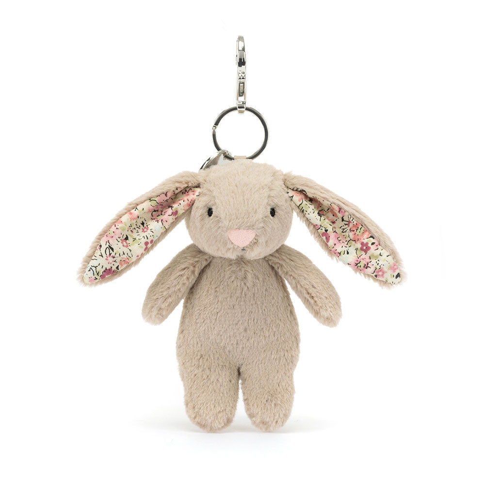 Jellycat Blossom Beige Bunny Bag Charm-1