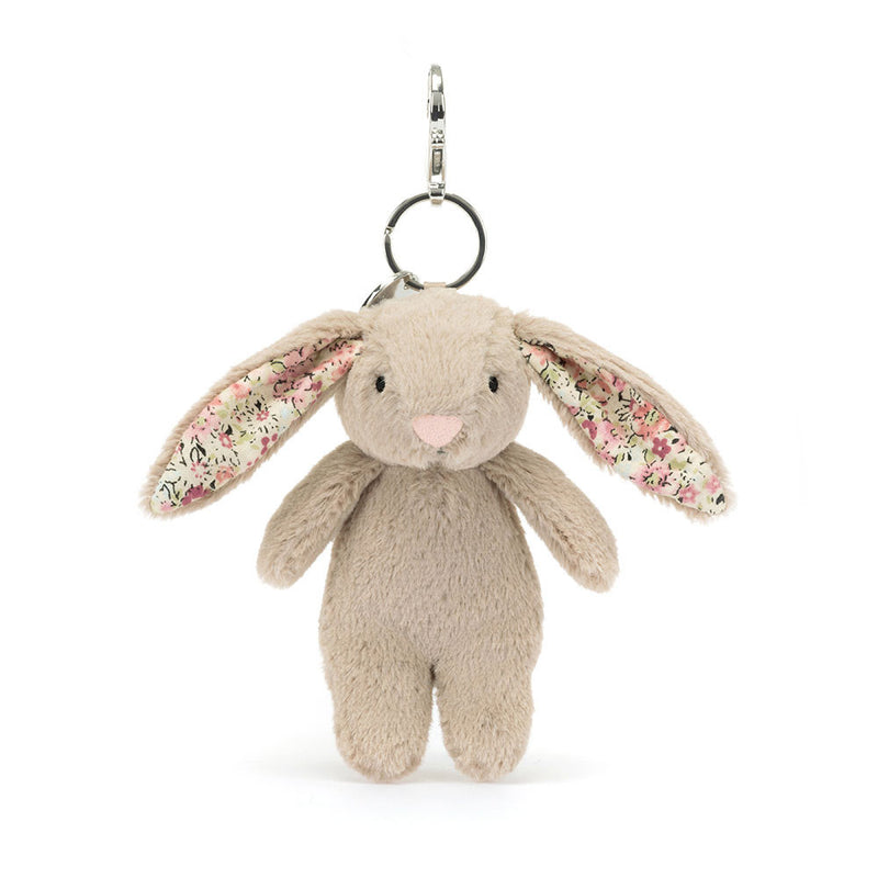 Jellycat Blossom Beige Bunny Bag Charm-1