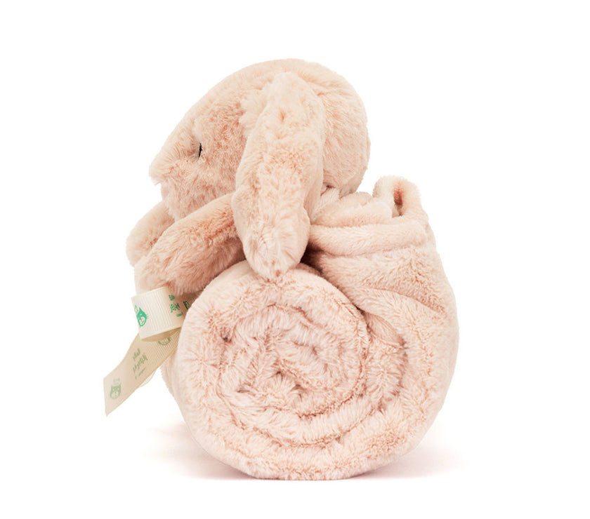 Jellycat Bashful Blush Bunny Blankie (BLNK4BLU)