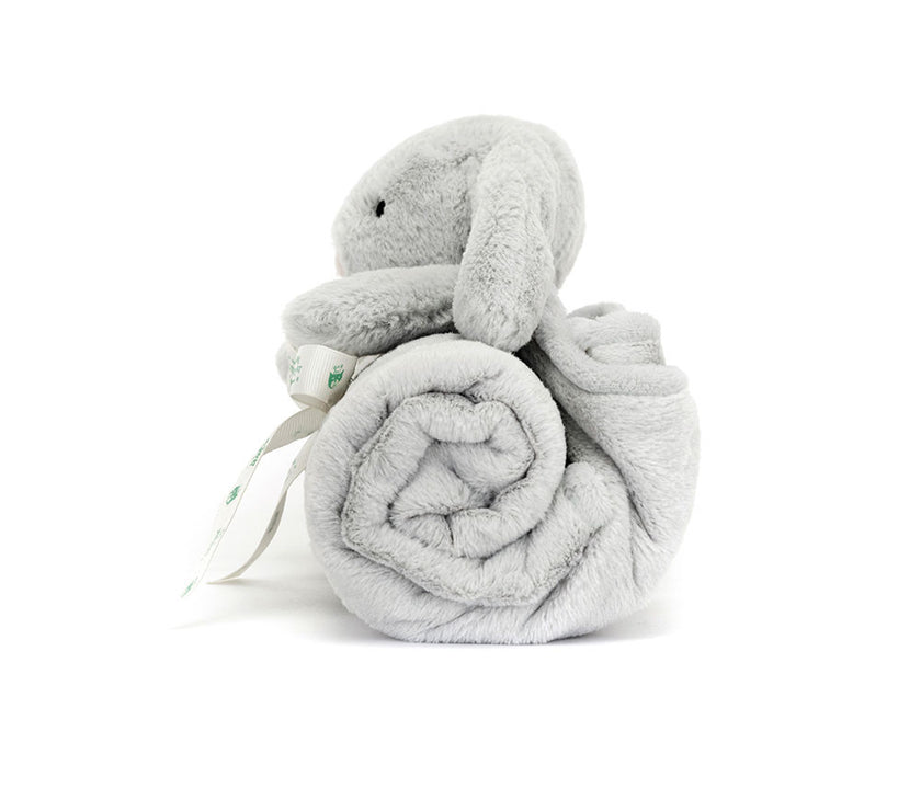 Jellycat Bashful Silver Bunny Blankie (BLNK4BS)