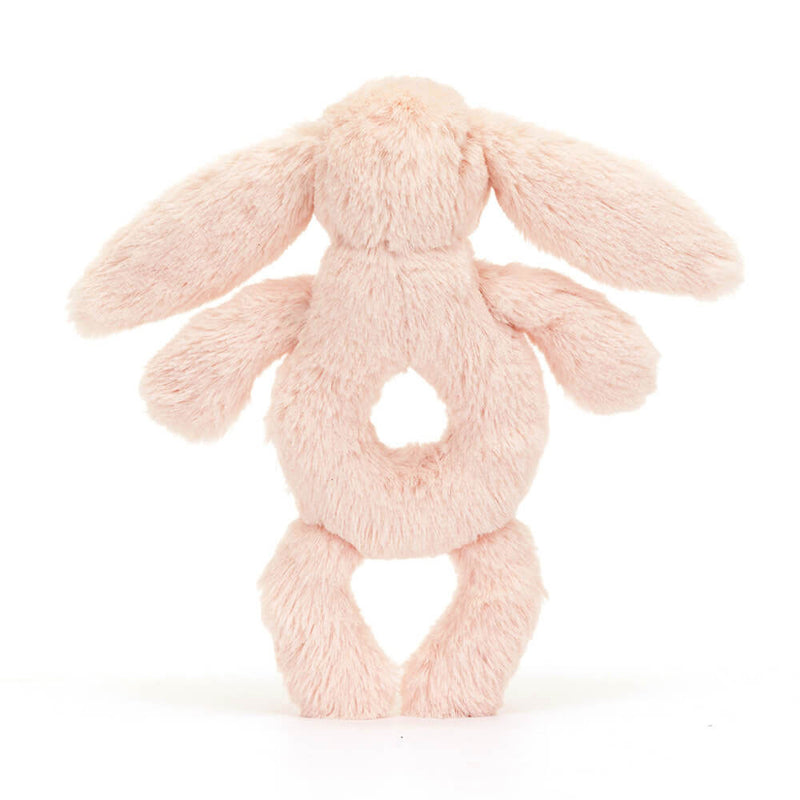 Jellycat Bashful Blush Bunny Ring Rattle (BRR4BLU)-2