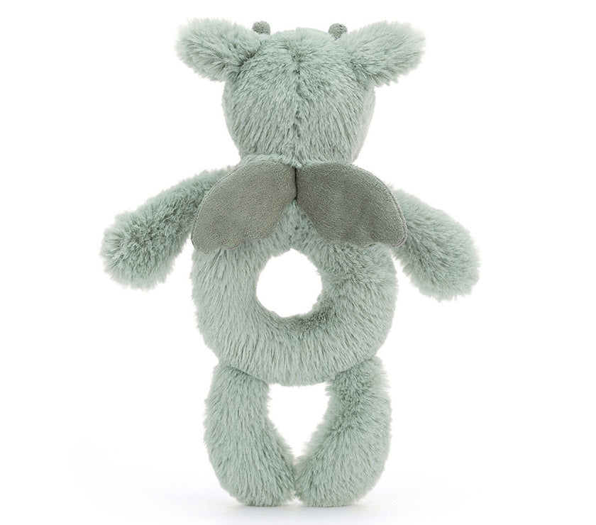 Jellycat Bashful Dragon Ring Rattle (BRR4DR)