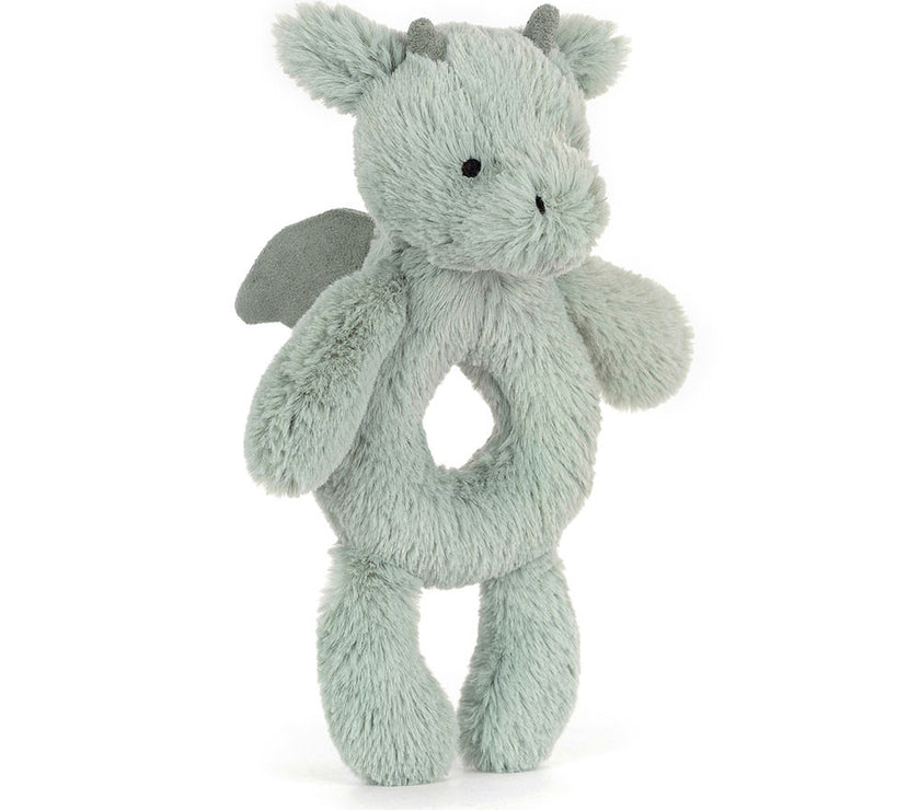 Jellycat Bashful Dragon Ring Rattle (BRR4DR)