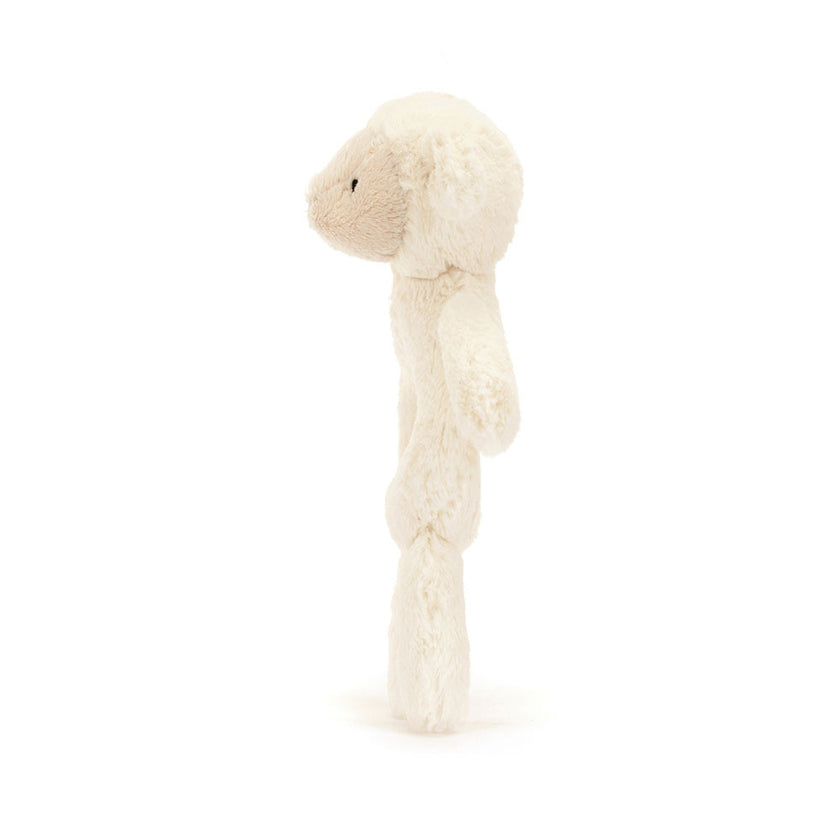 Jellycat Bashful Lamb Ring Rattle (BRR4LAM)