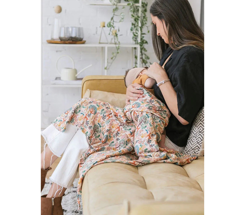 Tula Cuddle Me Baby Throw Blanket Large - Jurassic