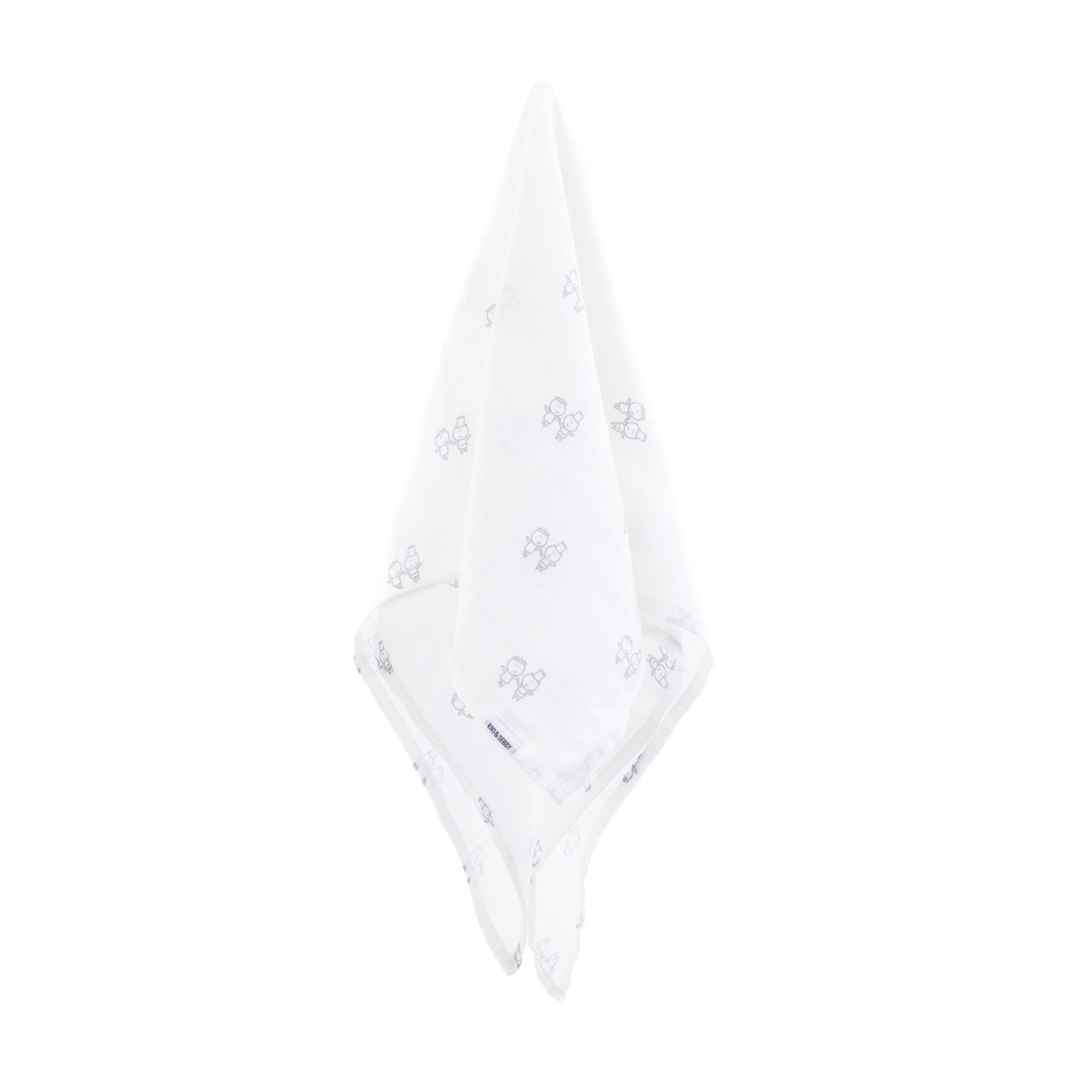KIKI & SEBBY® Bamboo Cotton Muslin Squares – 3 Pack