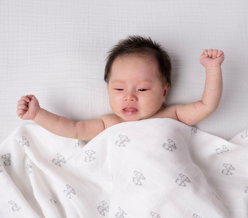 KIKI & SEBBY® Bamboo Cotton Muslin Swaddle Blankets – 2 pack