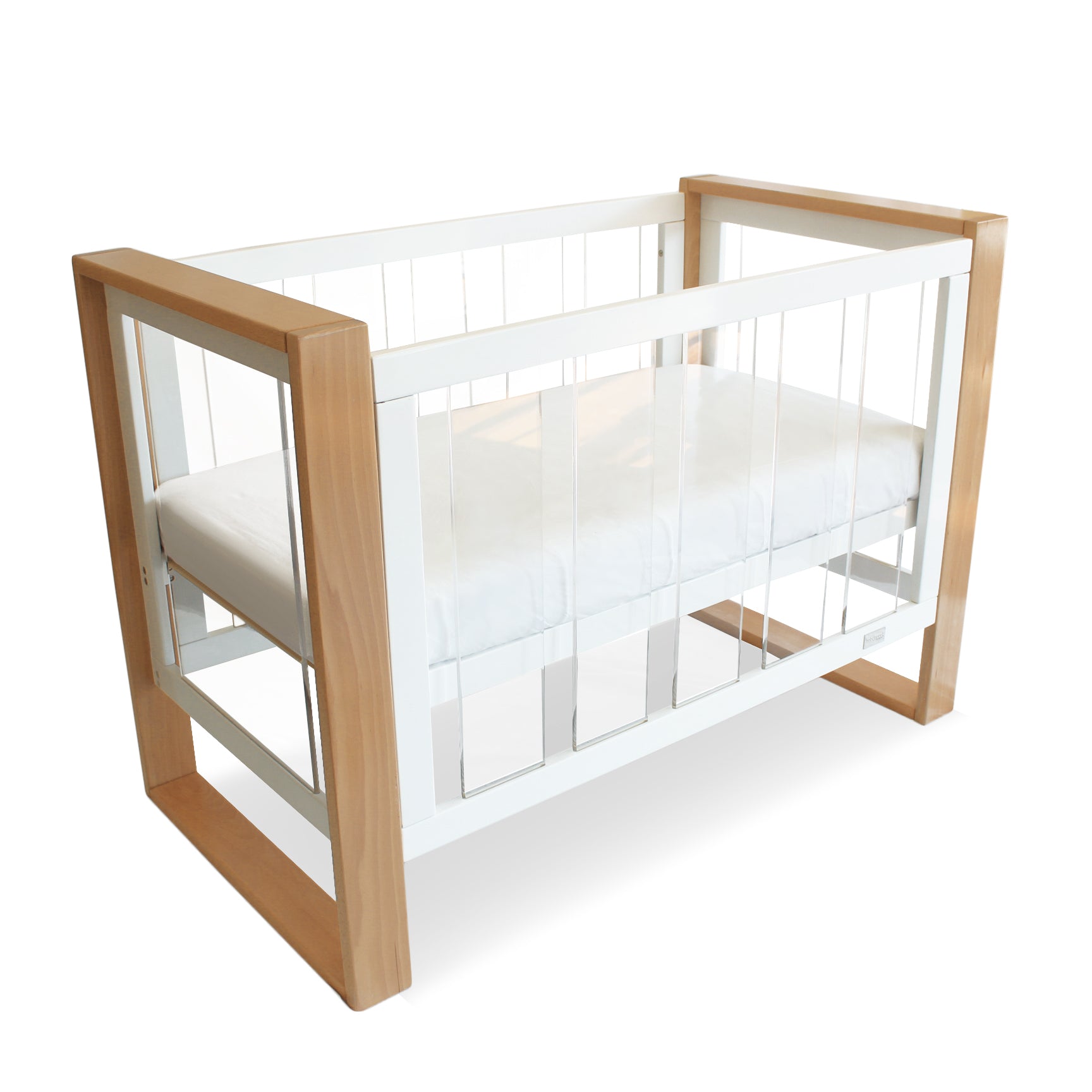 Babyhood Kaylula Bella Cot 4 in 1 White/Beech-5