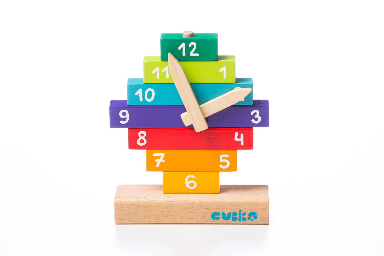 Cubika Wooden Clock