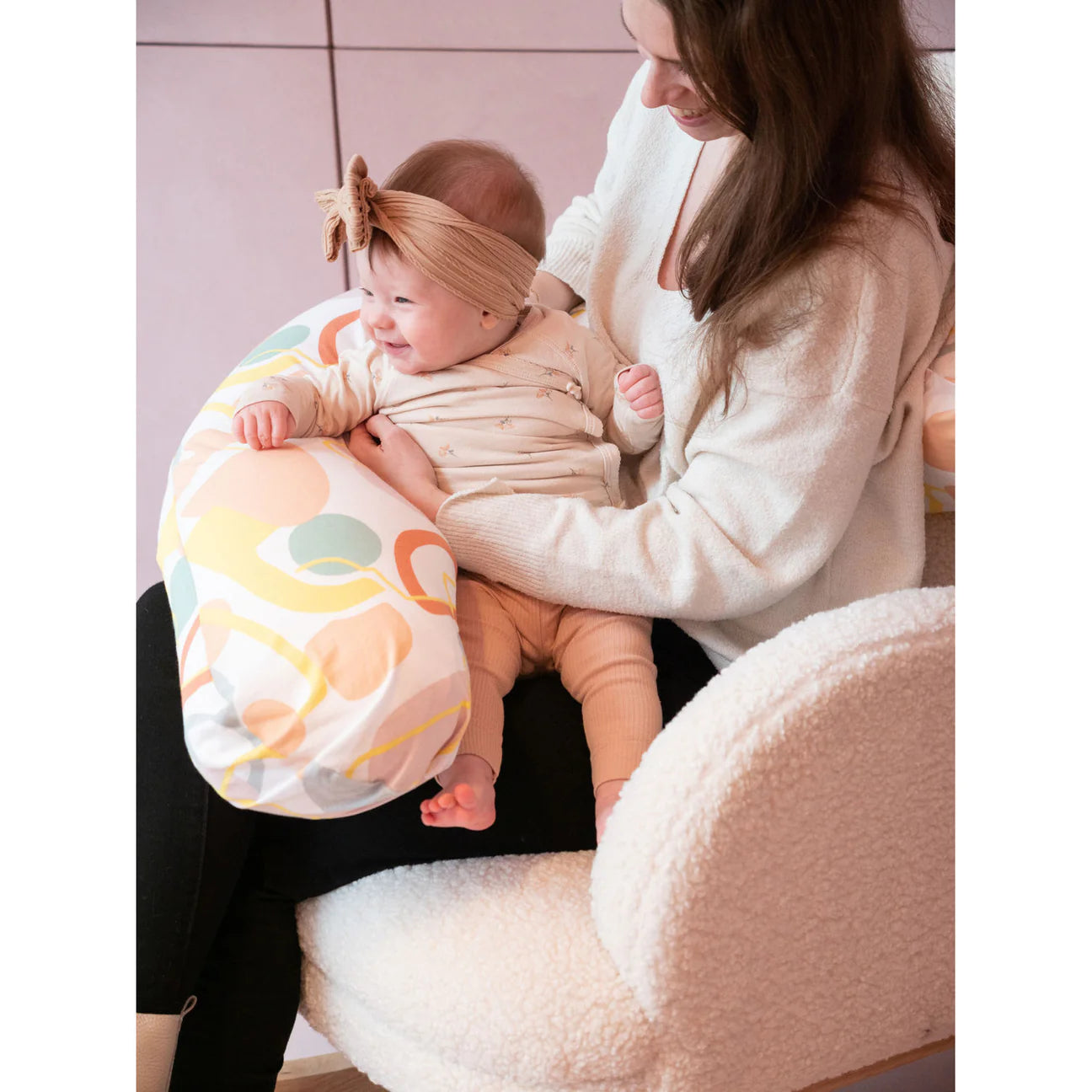 Beaba Big Flopsy Maternity & Nursing Pillow - Jersey Artline