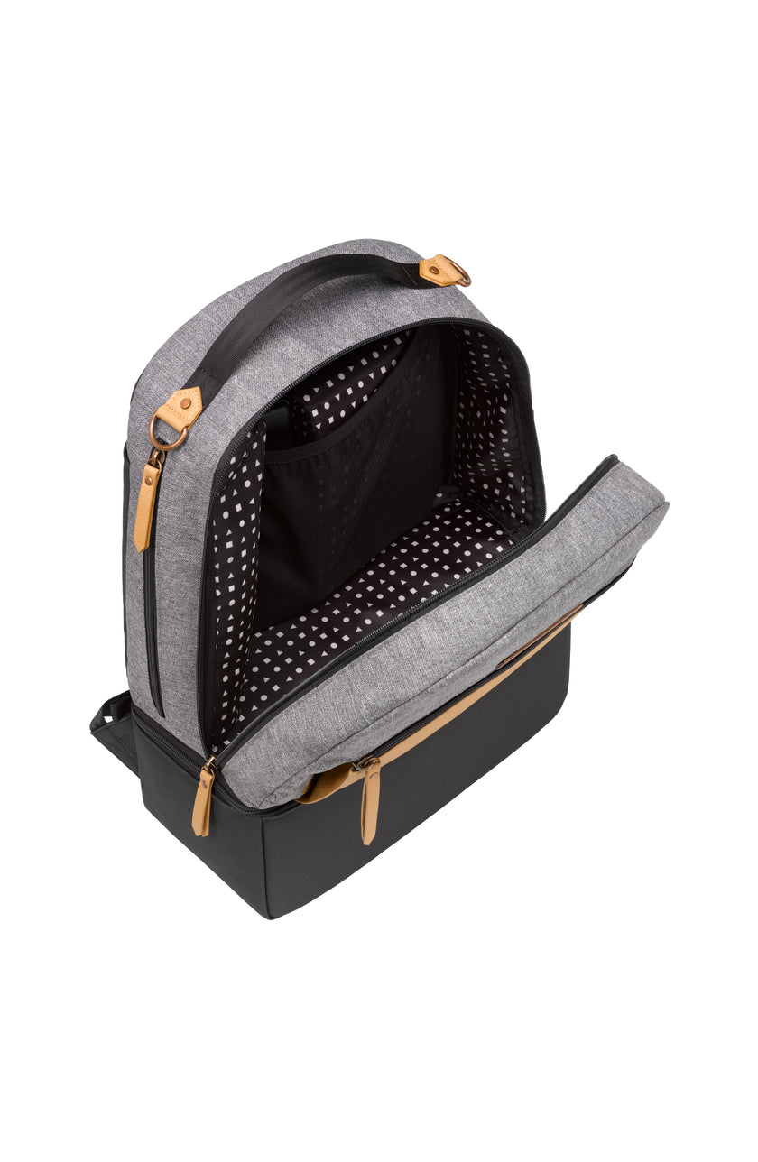 Petunia Pickle Bottom Axis Backpack: Camel/Graphite (CNY Promo + GWP)