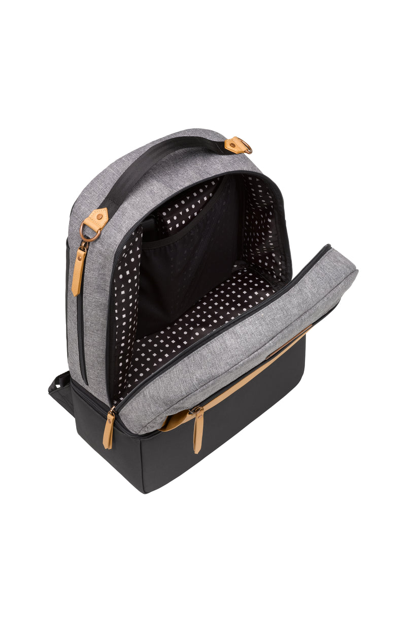 Petunia Pickle Bottom Axis Backpack: Camel/Graphite-7