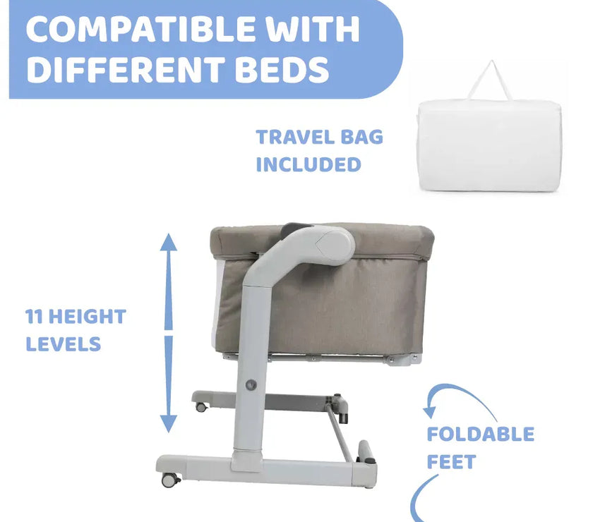 Chicco - Chicco Next2me Magic Evo - Dark Grey