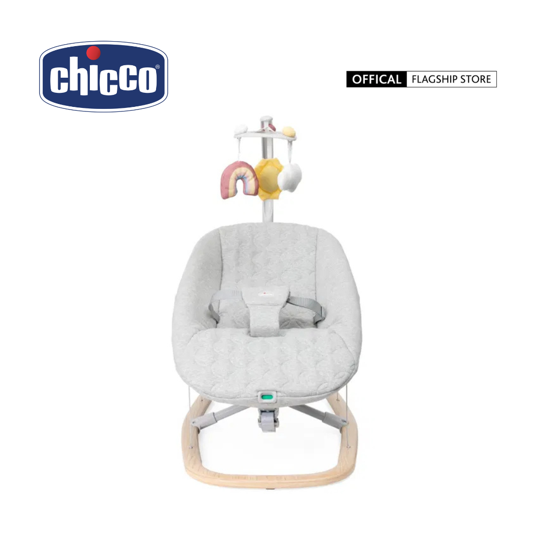 Chicco Zen Wave Baby Bouncer Wooden Grey 08087091800000