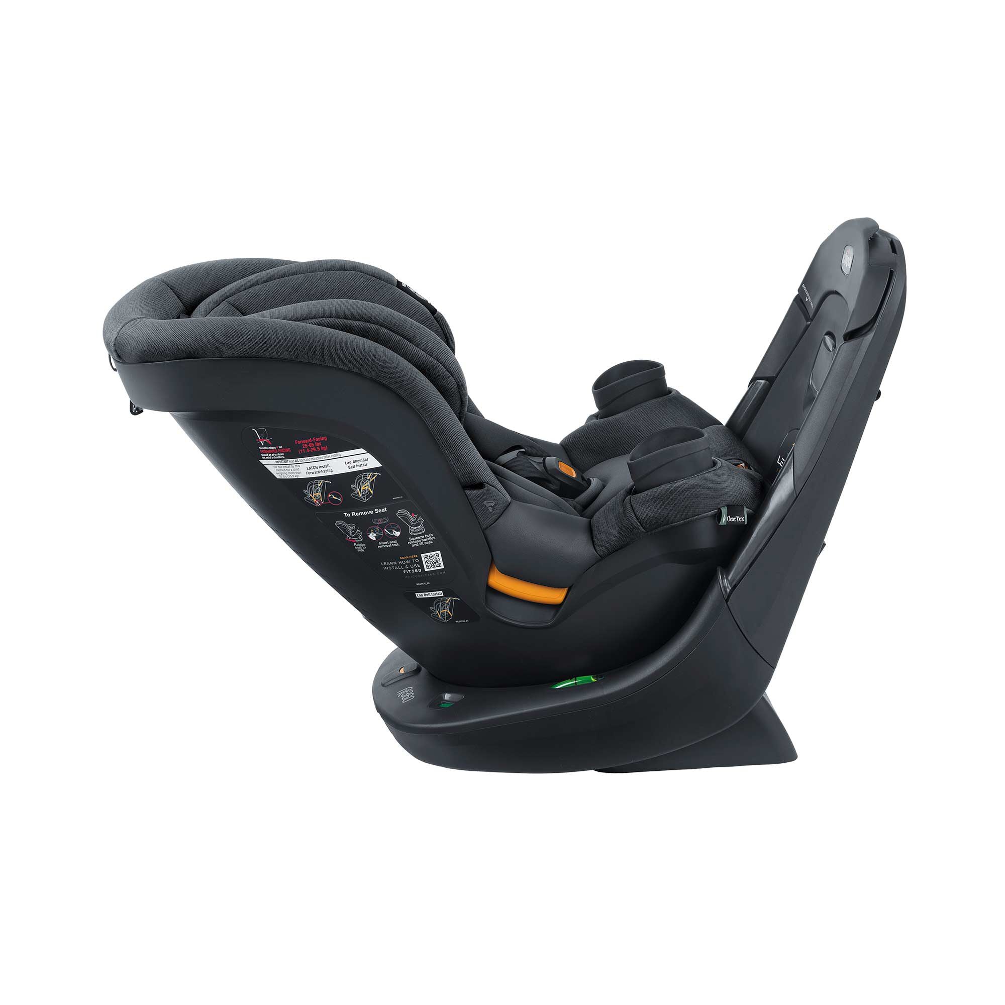 Chicco Fit360 ClearTex Rotating Convertible Car Seat 06079690950070