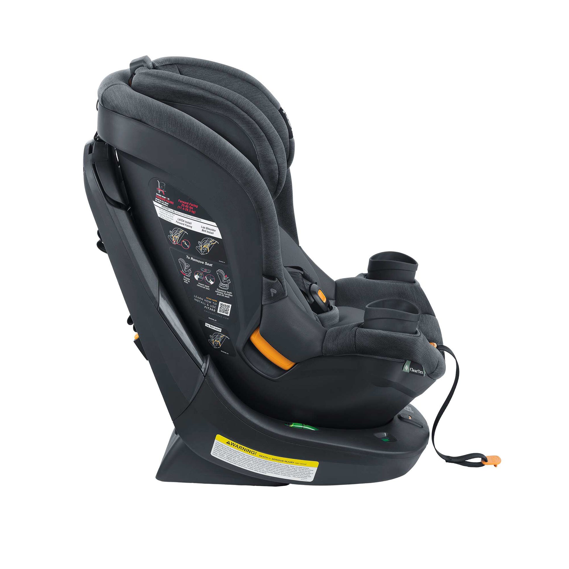 Chicco Fit360 ClearTex Rotating Convertible Car Seat-3