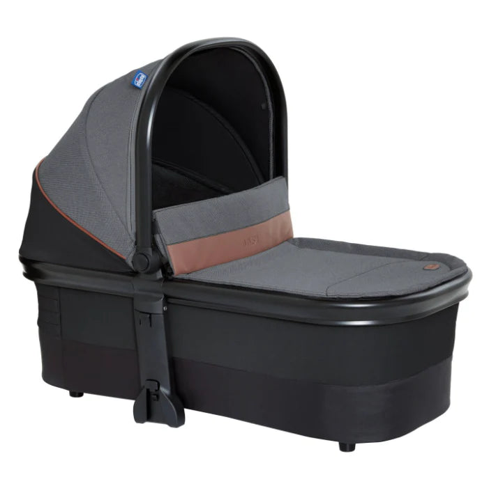 Chicco Mysa Stroller & MYSA LIGHT CARRYCOT BLACK SATIN (Promo)