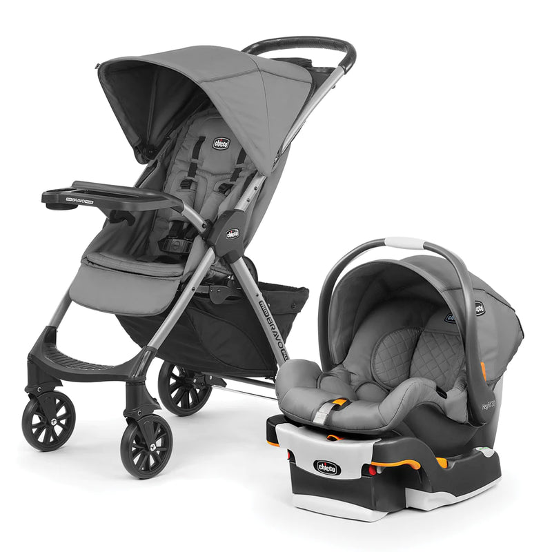 Chicco Mini Bravo Plus Travel System - Slate-1