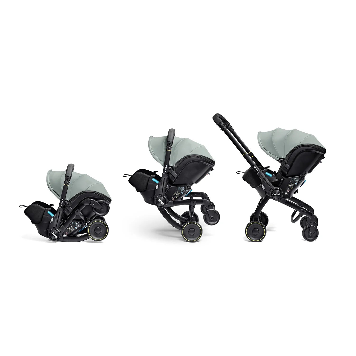 Doona X Car Seat & Stroller - Dusty Sage (Pre Order + Free 1 year Comprehensive Warranty)