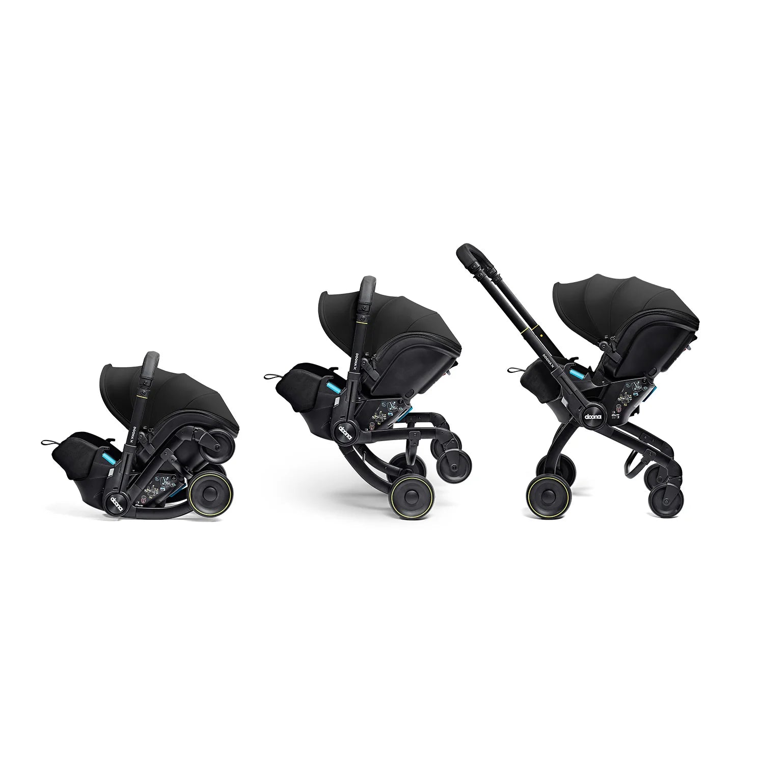 Doona X Car Seat & Stroller - Nitro Black (Pre Order + Free 1 year Comprehensive Warranty)