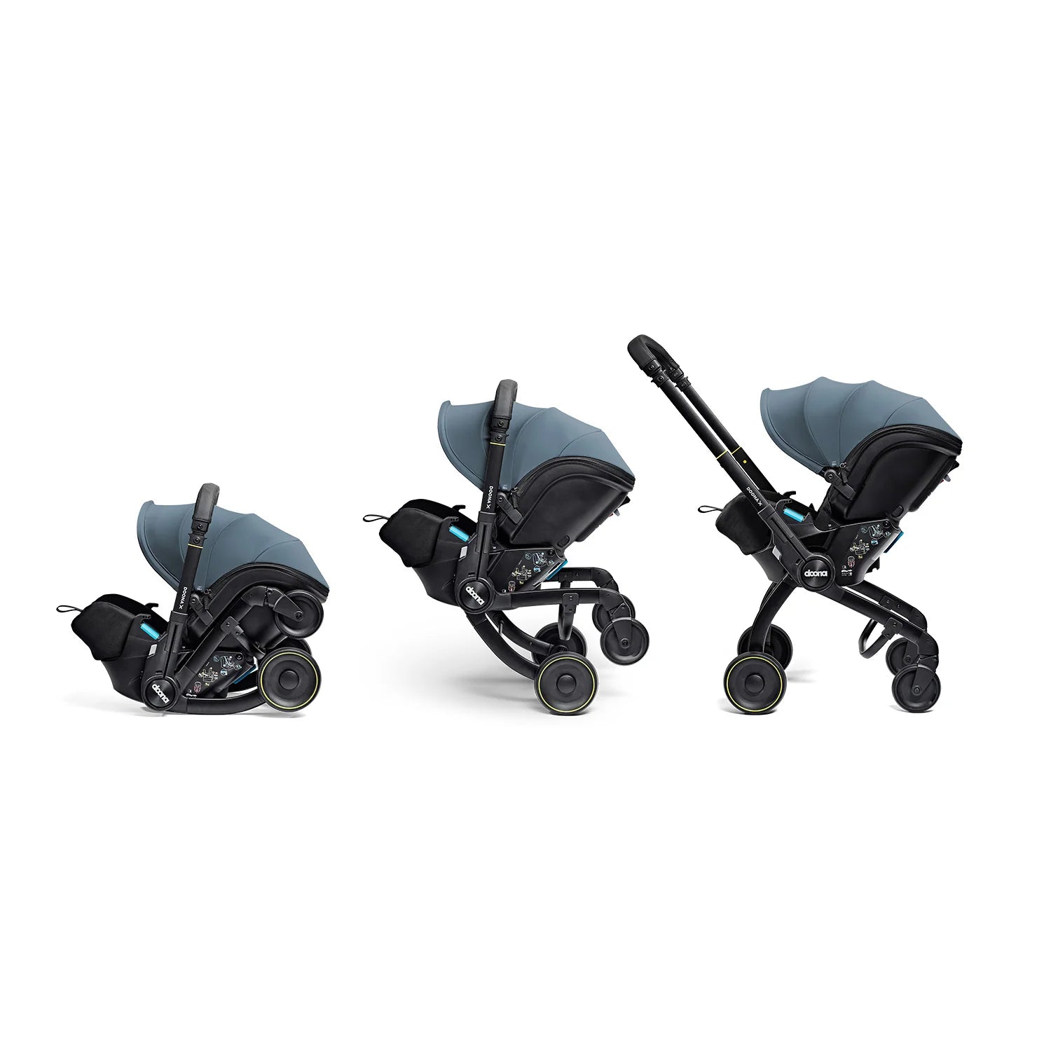 Doona X Car Seat & Stroller - Ocean Blue (Pre Order + Free 1 year Extended warranty)