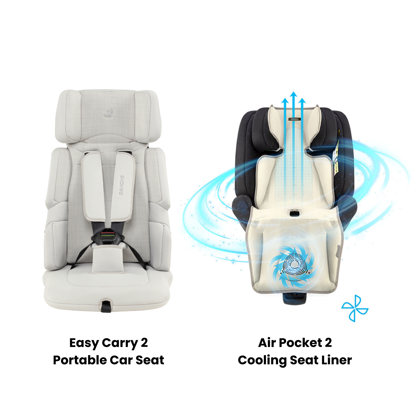 Daiichi Easy Carry 2 Ivory + Air Pocket 2 Signature Beige Little Baby