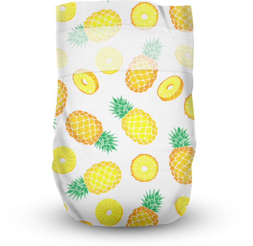 Offspring Fashion Newborn Diapers (1 carton - 4 packets) - Random Designs