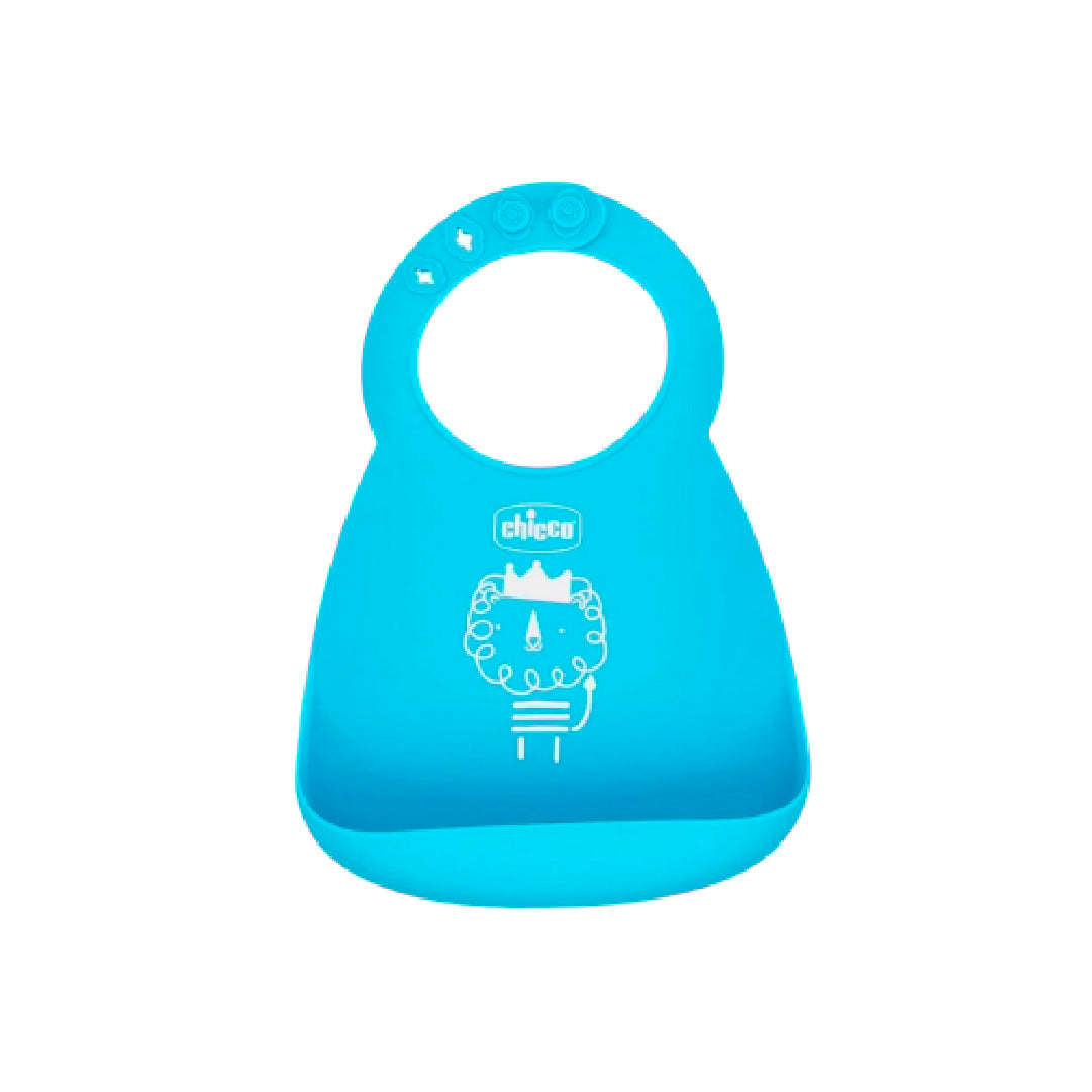 Chicco Easy Roll Silicone Bib With Crumble Catcher