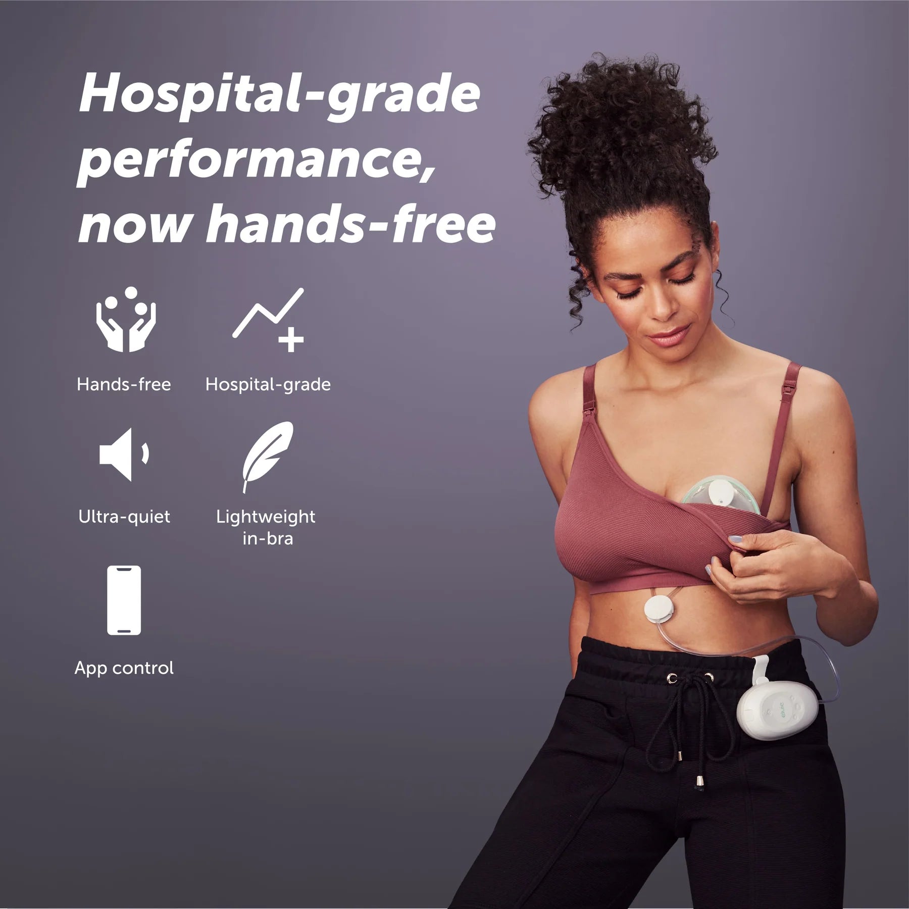 Elvie Stride Double - Hospital Grade Breast Pump