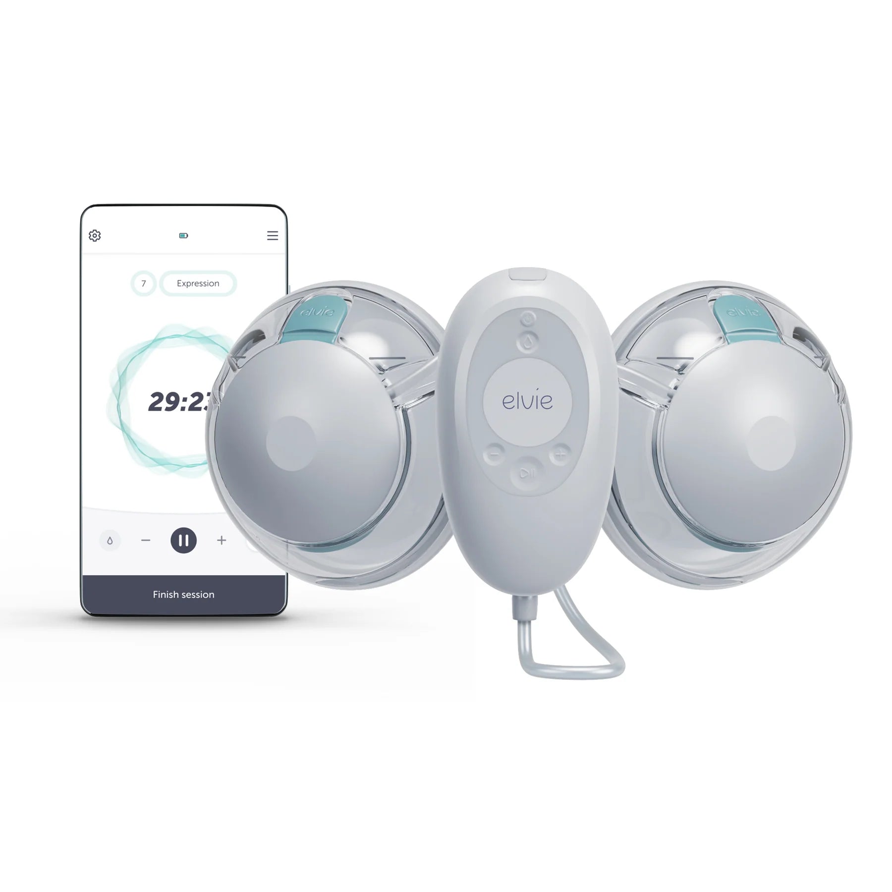 Elvie Stride 2 Double - Soft-Silicone Hospital Grade Breast Pump