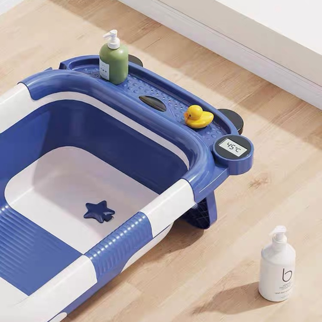 Lucky Baby Foldable Bath Tub with Thermometer