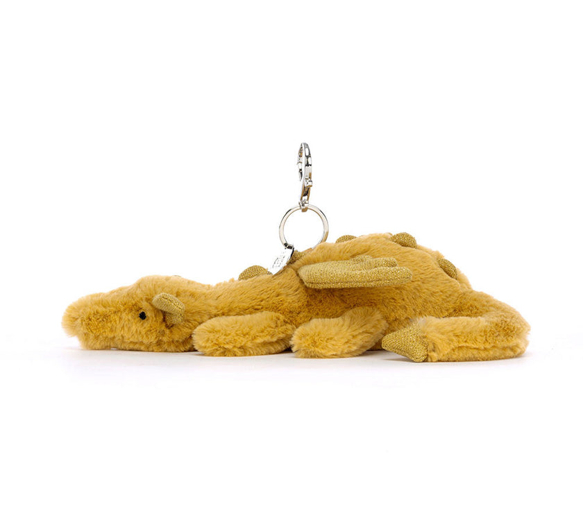 Jellycat Golden Dragon Bag Charm (GLD4BC)
