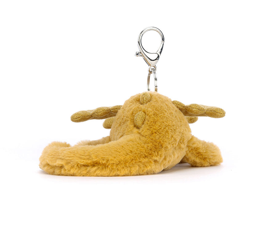 Jellycat Golden Dragon Bag Charm (GLD4BC)